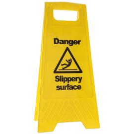 Slippery Surface Sign - A Frame