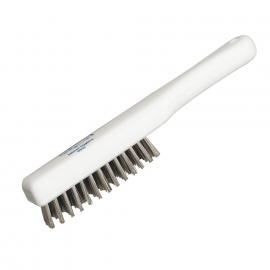 Wire Brush - Stainless Steel - White