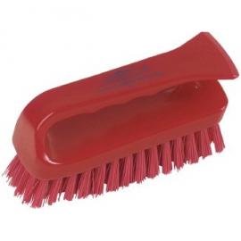 Scrubbing Brush - Polypropylene - Grippy - Red - 17cm (6.7&quot;)