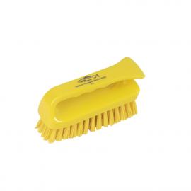 Scrubbing Brush - Polypropylene - Grippy - Yellow - 17cm (6.7&quot;)