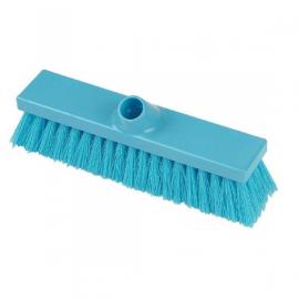 Flat Sweeping Broom Head - Stiff - Premier - Blue - 28cm (11&quot;)