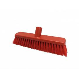 Sweeping Brush Head - Soft Crimped Fill - Red - 28cm (11&quot;)