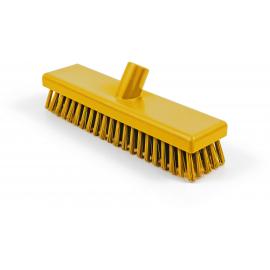 Deck Scrubbing Brush Head - Extra Stiff - Yellow - 30cm (12&quot;)