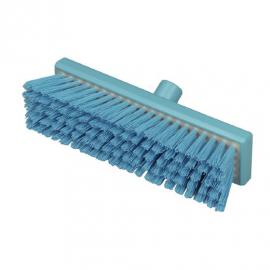 Flat Sweeping Broom Head - Stiff - Professional - Blue - 30cm (12&quot;)