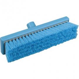 Flat Sweeping Broom Head - Soft - Professional - Blue - 30cm (12&quot;)