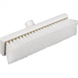 Flat Sweeping Broom Head - Soft - Professional - White - 30cm (12&quot;)