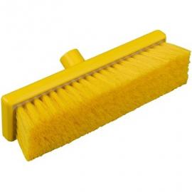 Flat Sweeping Broom Head - Soft - Professional - Yellow - 30cm (12&quot;)