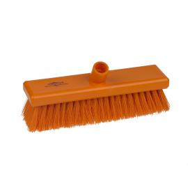 Flat Sweeping Broom Head - Medium - Professional - Orange - 30cm (12&quot;)