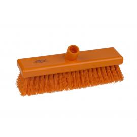 Flat Sweeping Broom Head - Medium - Professional - Orange - 30cm (12")