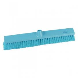 Flat Sweeping Broom Head - Medium - Premier - Blue - 50cm (19.7&quot;)