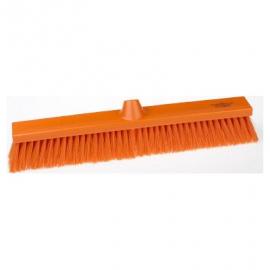 Flat Sweeping Broom Head - Medium - Premier - Orange - 50cm (19.7&quot;)