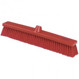 Flat Sweeping Broom Head - Medium - Premier - Red - 50cm (19.7&quot;)