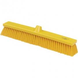 Flat Sweeping Broom Head - Medium - Premier - Yellow - 50cm (19.7&quot;)