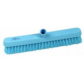 Flat Sweeping Broom Head - Soft - Professional - Blue - 39m (15.4&quot;)
