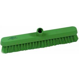 Flat Sweeping Broom Head - Soft - Professional - Green - 39m (15.4&quot;)