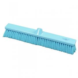 Flat Sweeping Broom Head - Stiff - Premier - Blue - 50cm (19.7&quot;)