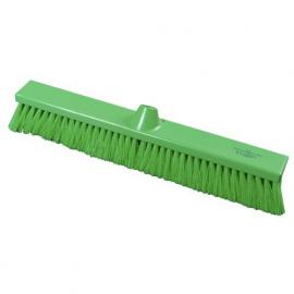 Flat Sweeping Broom Head - Stiff - Premier - Green - 50cm (19.7&quot;)