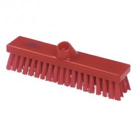 Deck Scrubbing Brush Head - Stiff - Premier - Red - 28cm (11&quot;)