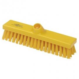 Deck Scrubbing Brush Head - Stiff - Premier - Yellow - 28cm (11&quot;)