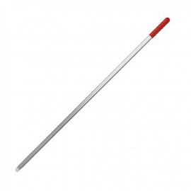 Handle - Light Duty - Aluminium - Red Grip - 124.5cm (49&quot;)
