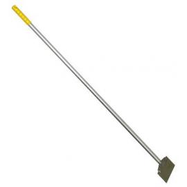 Floor Scraper - Complete Unit - Stainless Steel Blade - Yellow - 130cm (51&quot;)