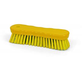 Hand Scrubbing Brush - Stiff - Eco-Friendly - Polypropylene - Yellow - 18cm (7&quot;)