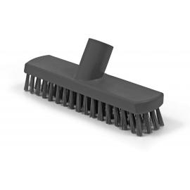 Deck Scrubbing Brush Head - Stiff - Eco-Friendly - Black - 21.5cm (8.5&quot;)