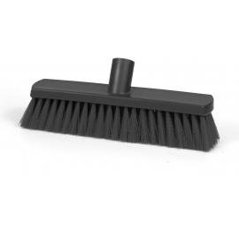 Sweeping Brush Head - Soft Crimped Fill - Eco-Friendly - Black - 28cm (11&quot;)