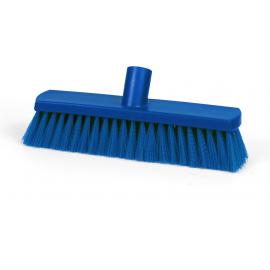 Sweeping Brush Head - Soft Crimped Fill - Eco-Friendly - Blue - 28cm (11&quot;)