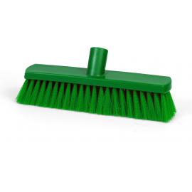 Sweeping Brush Head - Soft Crimped Fill - Eco-Friendly - Green - 28cm (11&quot;)
