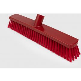 Sweeping Brush Head - Soft Crimped Fill - Eco-Friendly - Red - 38cm (15&quot;)