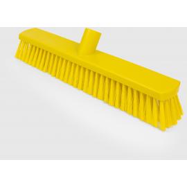 Sweeping Brush Head - Soft Crimped Fill - Eco-Friendly - Yellow - 38cm (15&quot;)