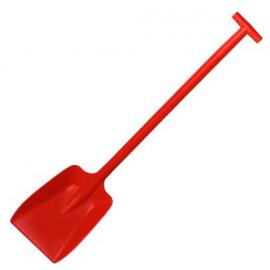 Shovel - &#39;T&#39; Grip Handle - Polypropylene - Red