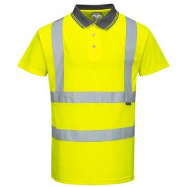 Hi-Vis - Short Sleeve Polo Shirt - Yellow - 2XL
