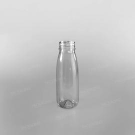 Rounded Juice Bottle - PET Plastic - 25cl (8.8oz)