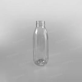 Rounded Juice Bottle - PET Plastic - 50cl (17.6oz)