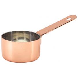 Saucepan - Mini Presentation - Copper Plated Stainless Steel - 5cl (1.75oz)
