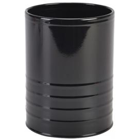 Tin Can - Galvanised Steel - Black - 1.3L (45.75oz)