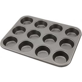 Muffin Tray - Quantum 2 Non-Stick - Carbon Steel - 12 Cup