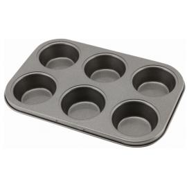 Muffin Tray - Quantum 2 Non-Stick - Carbon Steel - 6 Cup