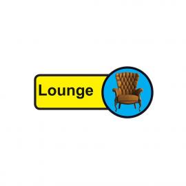 Lounge - Dementia Sign - Self Adhesive