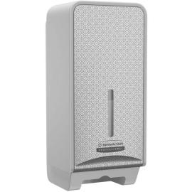 Folded Toilet Paper Dispenser - Bulk Pack - With Silver Mosaic Design Faceplate - Kimberly-Clark Professional™ - ICON™