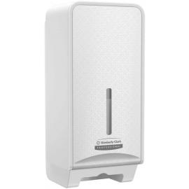 Folded Toilet Paper Dispenser - Bulk Pack - With White Mosaic Design Faceplate - Kimberly-Clark Professional™ - ICON™