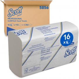 Multifold Hand Towel - SCOTT&#174; - Slimfold&#8482; - White - 2 Ply - 110 Sheets