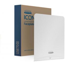 Automatic Hand Towel Roll Dispenser Faceplate - White Mosaic Design - Kimberly-Clark Professional™ - ICON™