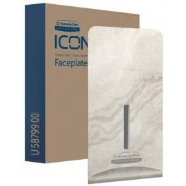 Folded Toilet Paper Dispenser Faceplate - Warm Marble Design - Kimberly-Clark Professional™ - ICON™