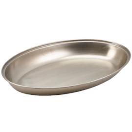 Vegetable Dish - Oval - Stainless Steel - 17.5cm (7&quot;)
