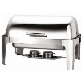 Chafing Dish - Roll Top - Oblong - Deluxe - Stainless Steel - GN1/1
