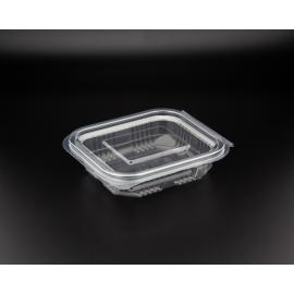 Food Container - Oblong - Hinged Lid - 150cc (5.25oz)