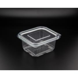 Food Container - Oblong - Hinged Lid - 37.5cl (13.2oz)